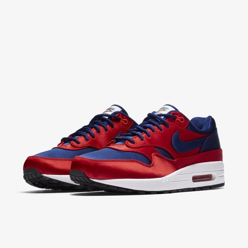 Nike Air Max 1 Satin Red Blue AO1021 600 Grailify